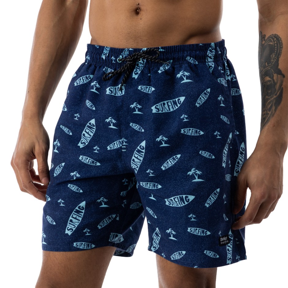 Men's Swim Shorts Blue - District75 