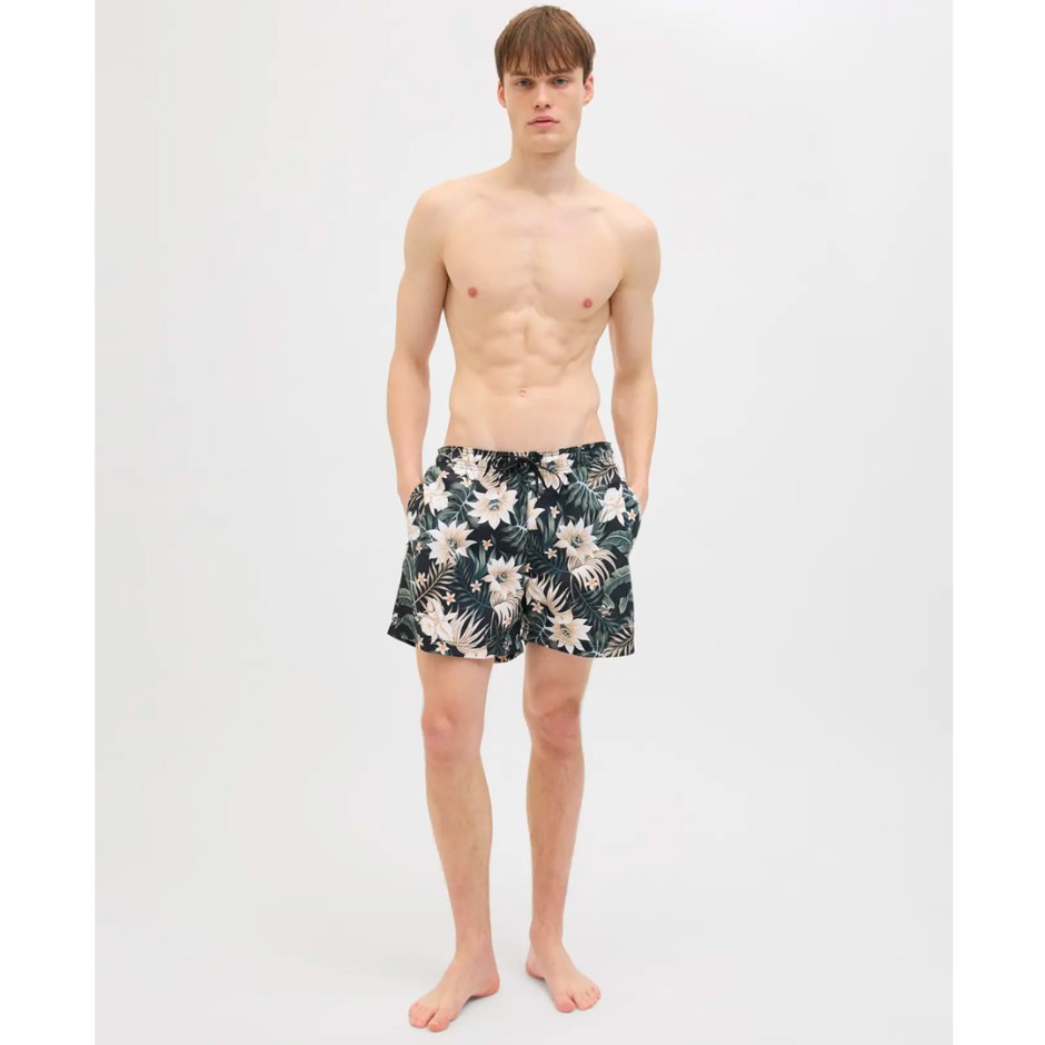JJ REBEL SWIM SHORT PRINT 12270764-BLACK Black