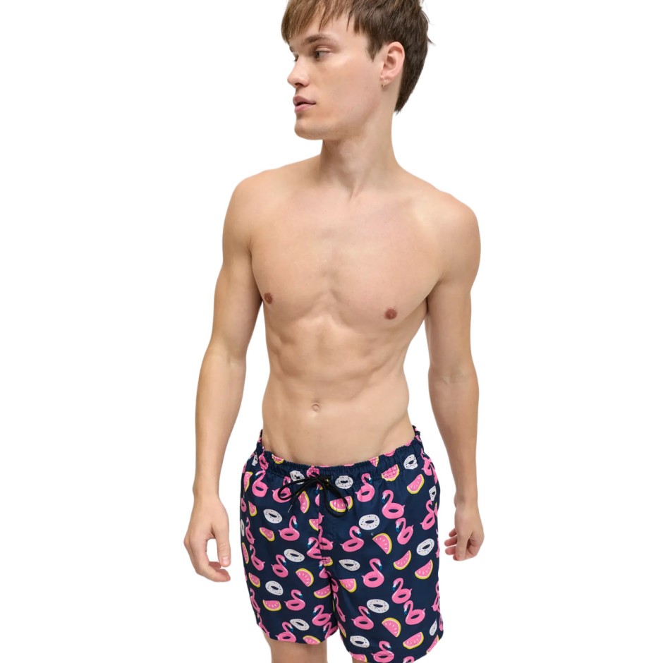 Ανδρικό Μαγιό Βερμούδα Μπλε - JJ Rebel Hawaii