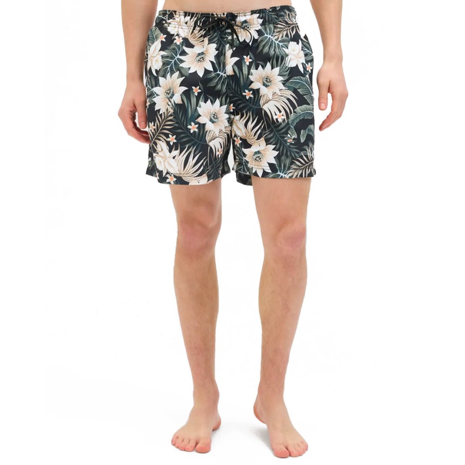 JJ REBEL SWIM SHORT PRINT 12270764-BLACK Black