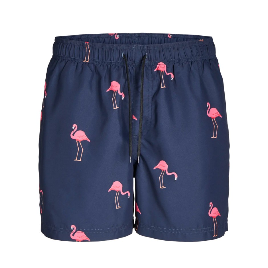 JJ REBEL SWIM SHORT PRINT 12270764-NAVY BLAZER Blue