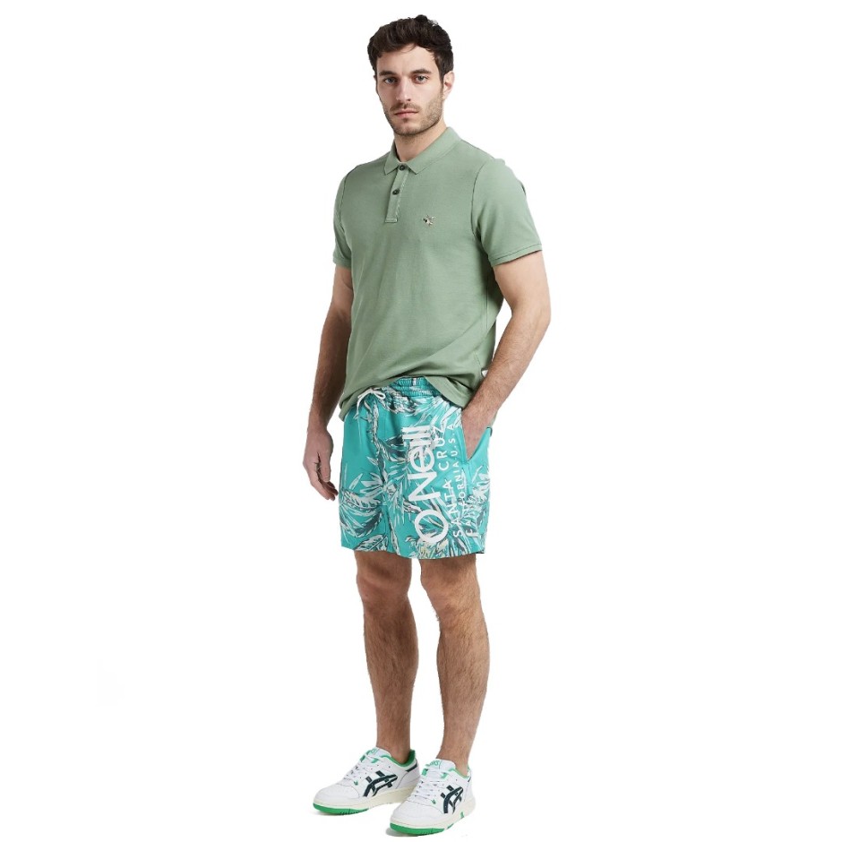 O'NEILL CALI FLORAL 16'' SWIM SHORTS 2800070-36031 Turquoise