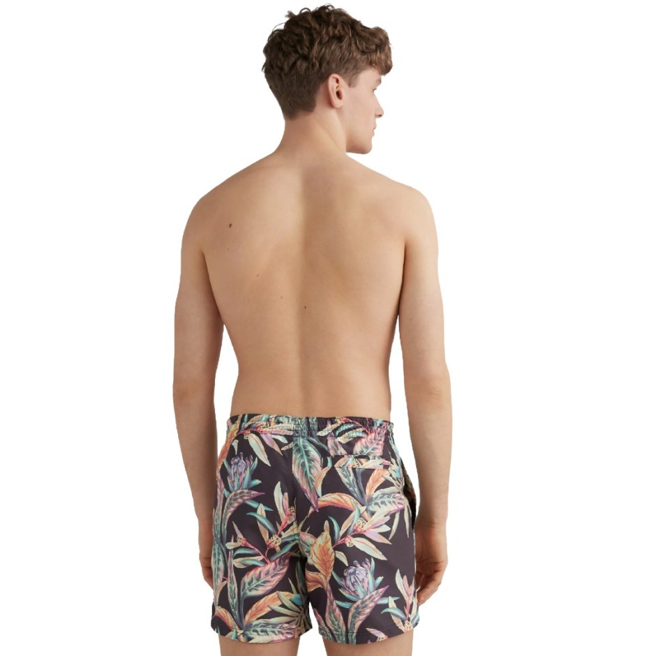 O'NEILL CALI PRINT 15'' SWIM SHORTS Μαύρο