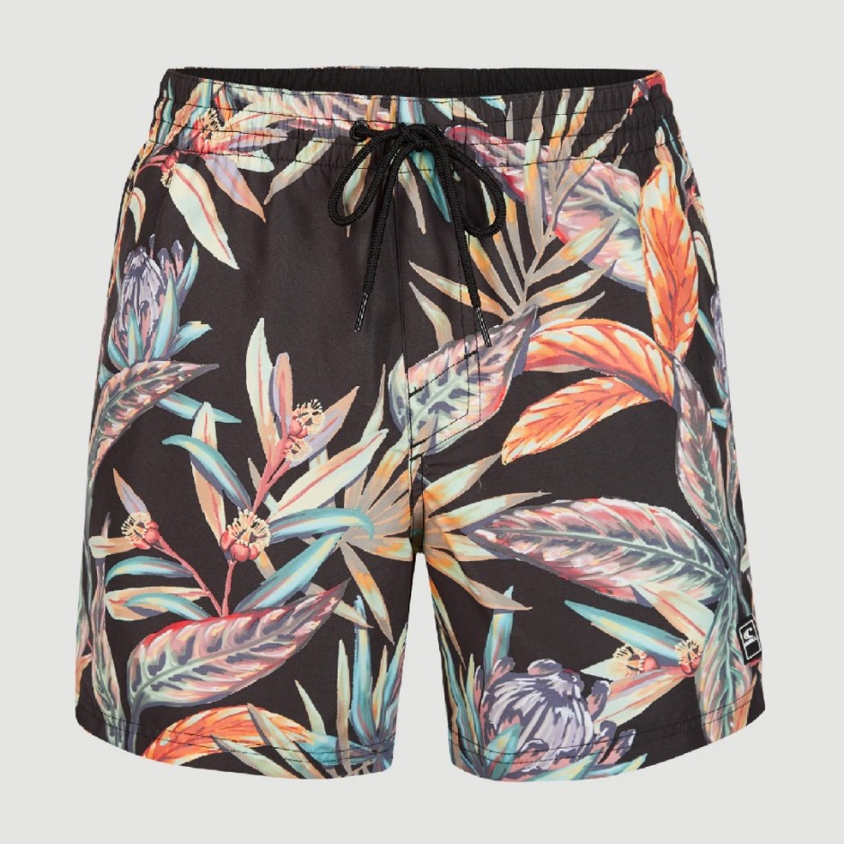 O'NEILL CALI PRINT 15'' SWIM SHORTS Μαύρο