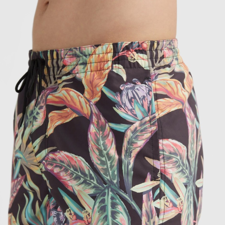 O'NEILL CALI PRINT 15'' SWIM SHORTS Μαύρο