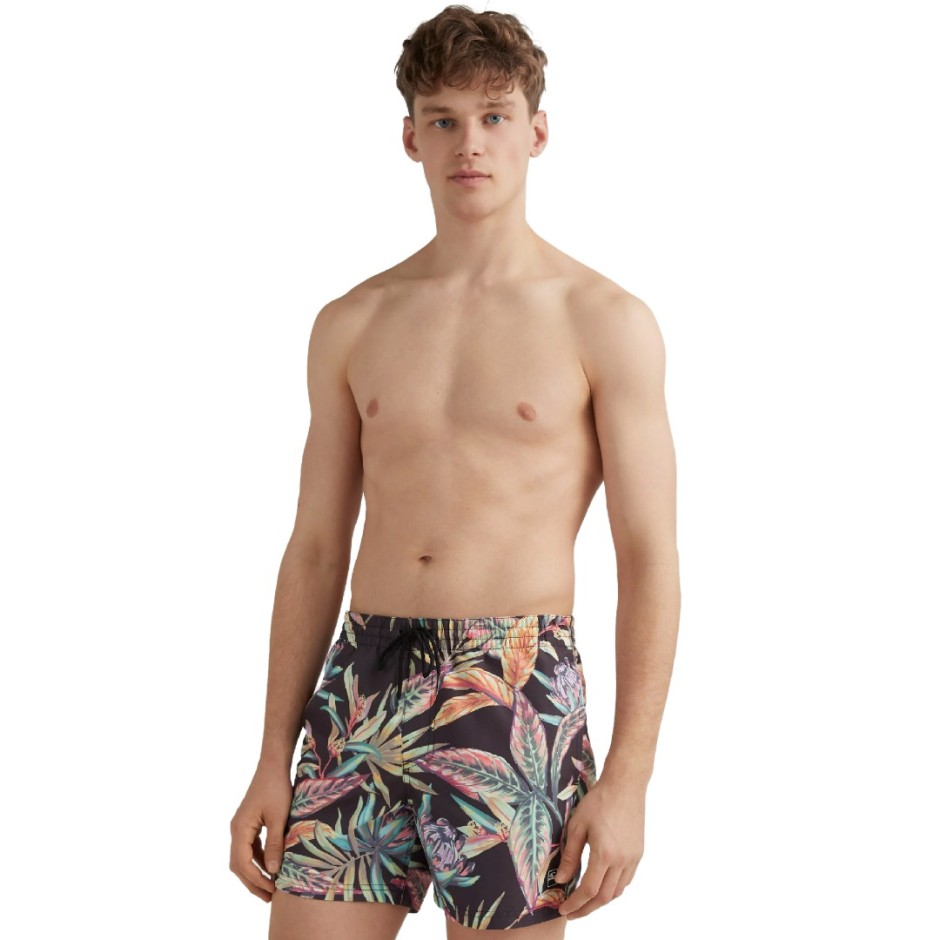 O'NEILL CALI PRINT 15'' SWIM SHORTS Μαύρο