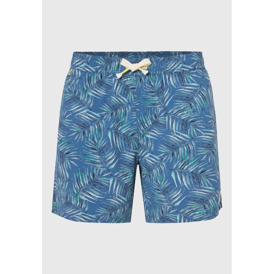 Men's Swim Shorts Blue - Funky Buddha