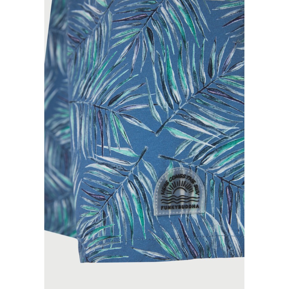 Men's Swim Shorts Blue - Funky Buddha
