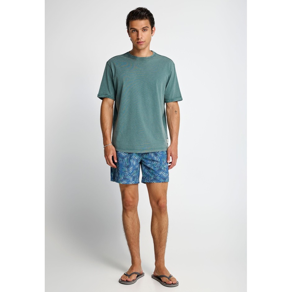 Men's Swim Shorts Blue - Funky Buddha