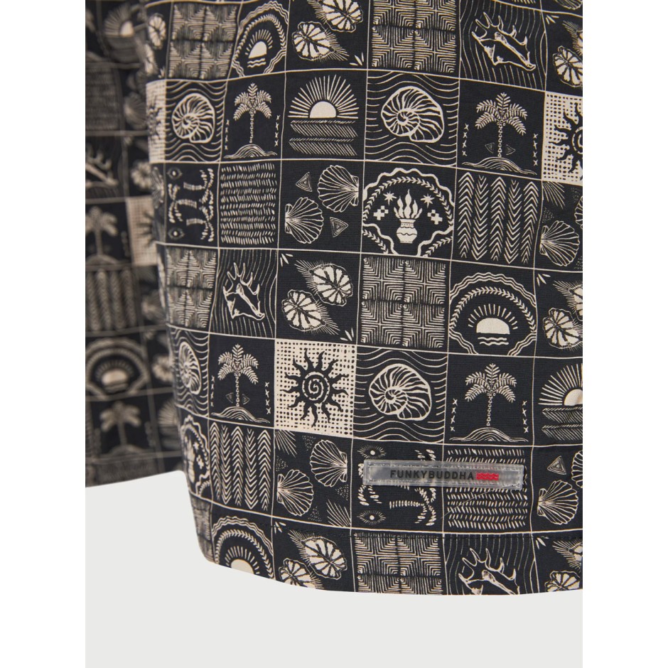 Ανδρικό Μαγιό Βερμούδα Ανθρακί - Funky Buddha