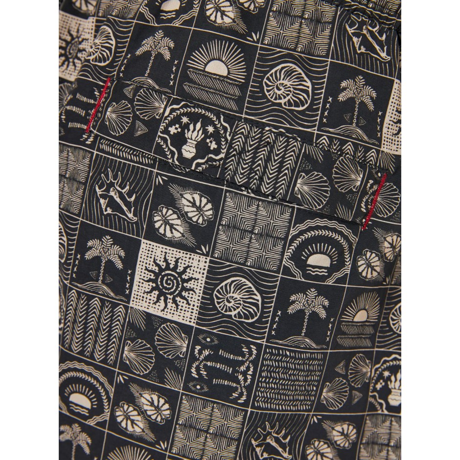 Ανδρικό Μαγιό Βερμούδα Ανθρακί - Funky Buddha