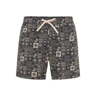 Ανδρικό Μαγιό Βερμούδα Ανθρακί - Funky Buddha