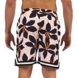 Men's Board Shorts Beige - Bee Unusual 'Dark Lilly' Image 0