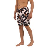 Men's Board Shorts Beige - Bee Unusual 'Dark Lilly' Image 1
