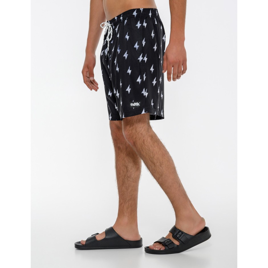 Ανδρικό Μαγιό Βερμούδα Μαύρο - Bodytalk