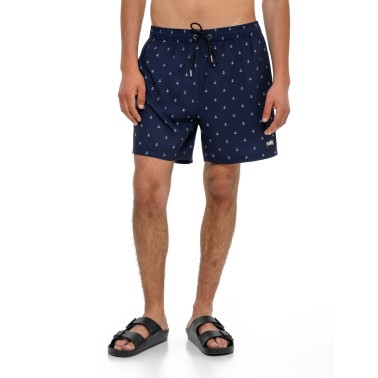 Ανδρικό Μαγιό Βερμούδα Μπλε - Bodytalk