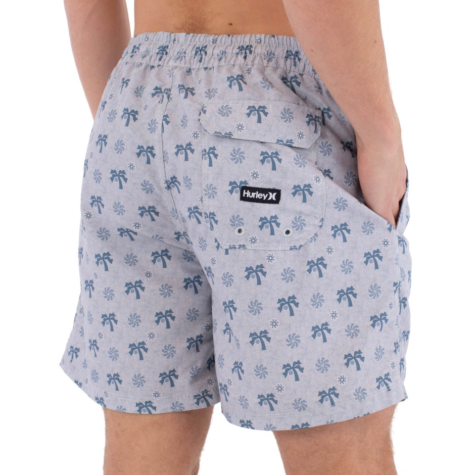HURLEY M VOLLEY ICON PRINTING PRESS COCONUT MBEU00017-073 Γκρί