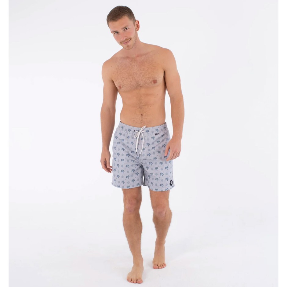 HURLEY M VOLLEY ICON PRINTING PRESS COCONUT MBEU00017-073 Γκρί