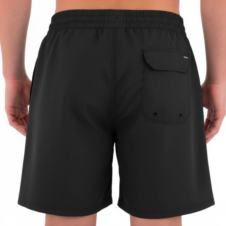 HURLEY M VOLLEY ICON SOLID 17' MBEU00010-010 Μαύρο