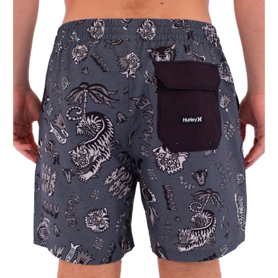 HURLEY M VOLLEY FLEX ART MBEU00012-010 Μαύρο