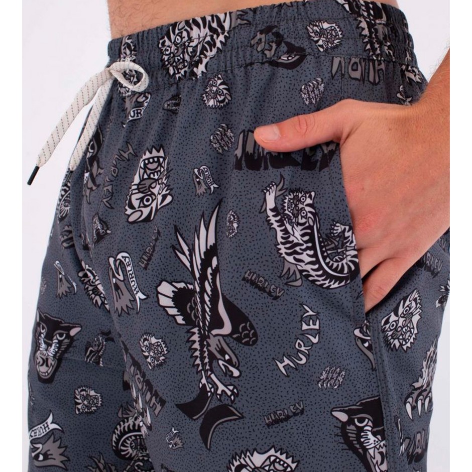 HURLEY M VOLLEY FLEX ART MBEU00012-010 Μαύρο