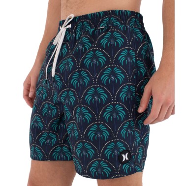 HURLEY M VOLLEY ICON PRINTING PRESS PALM MBEU00015-451 Μπλε