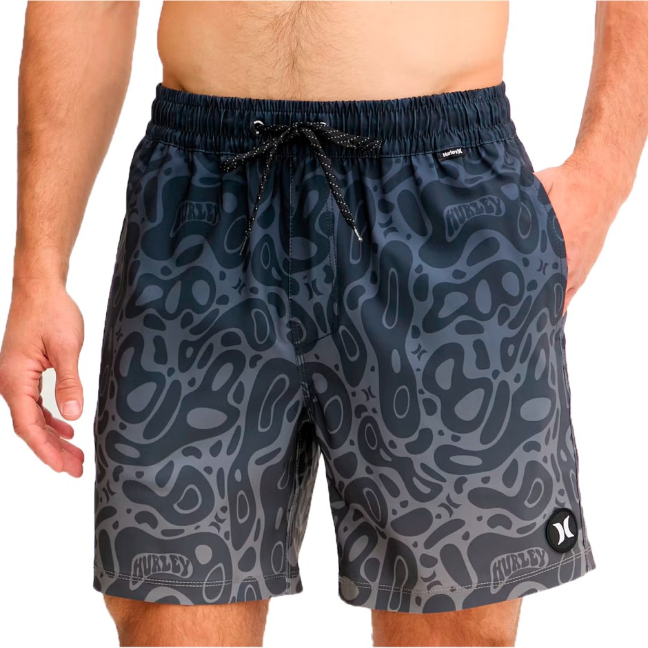 Ανδρικό Μαγιό Βερμούδα Ανθρακί - Hurley Volley Flex Print