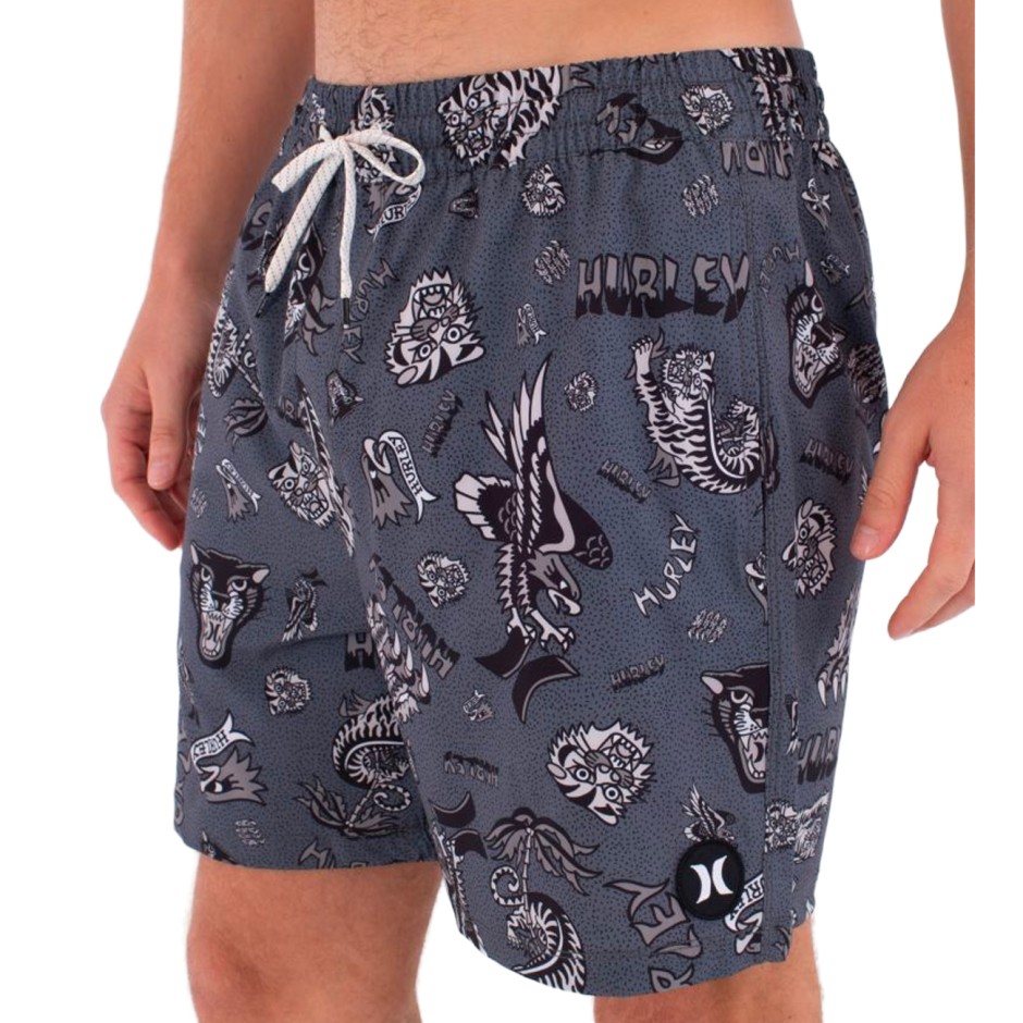 HURLEY M VOLLEY FLEX ART MBEU00012-010 Μαύρο