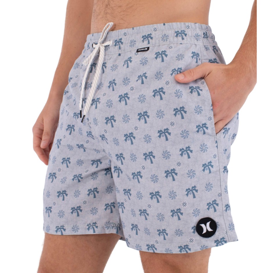 HURLEY M VOLLEY ICON PRINTING PRESS COCONUT MBEU00017-073 Γκρί