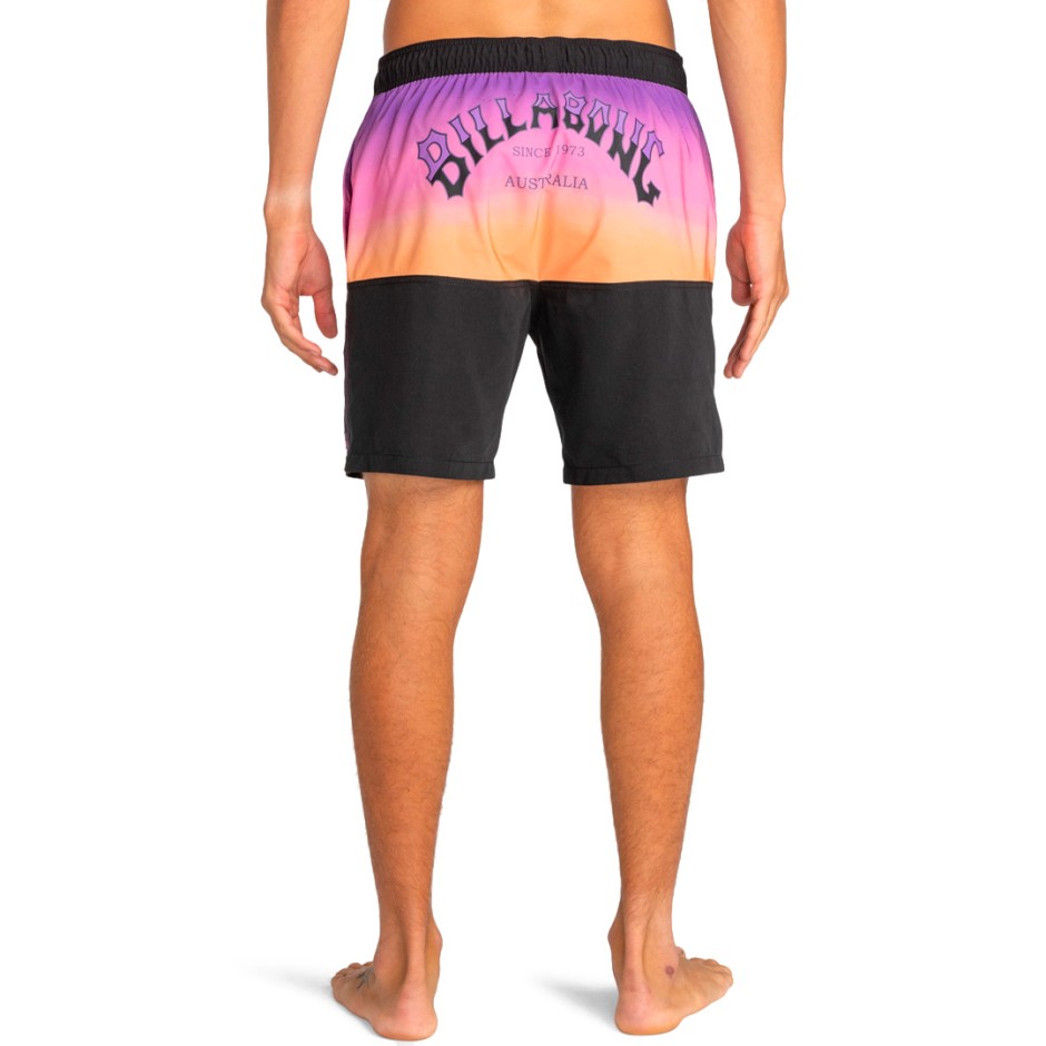 Ανδρικό Μαγιό Βερμούδα Μαύρο - Billabong Fifty50 Layback 17.5"