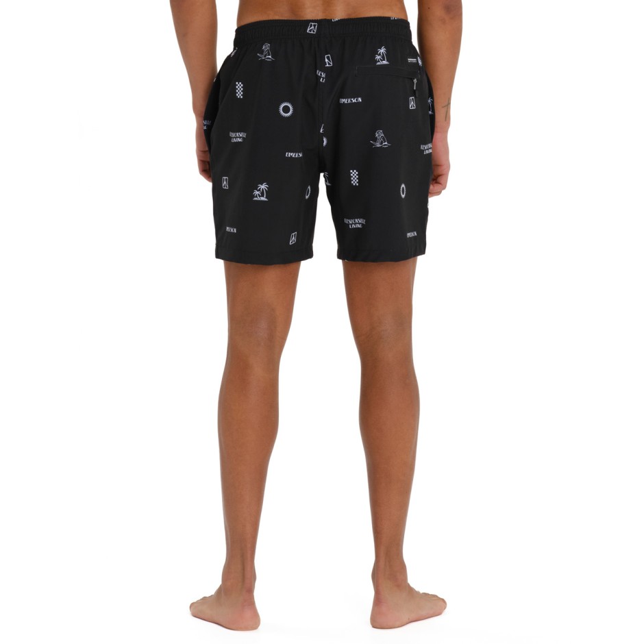 Men's Swim Shorts Black - EMERSON