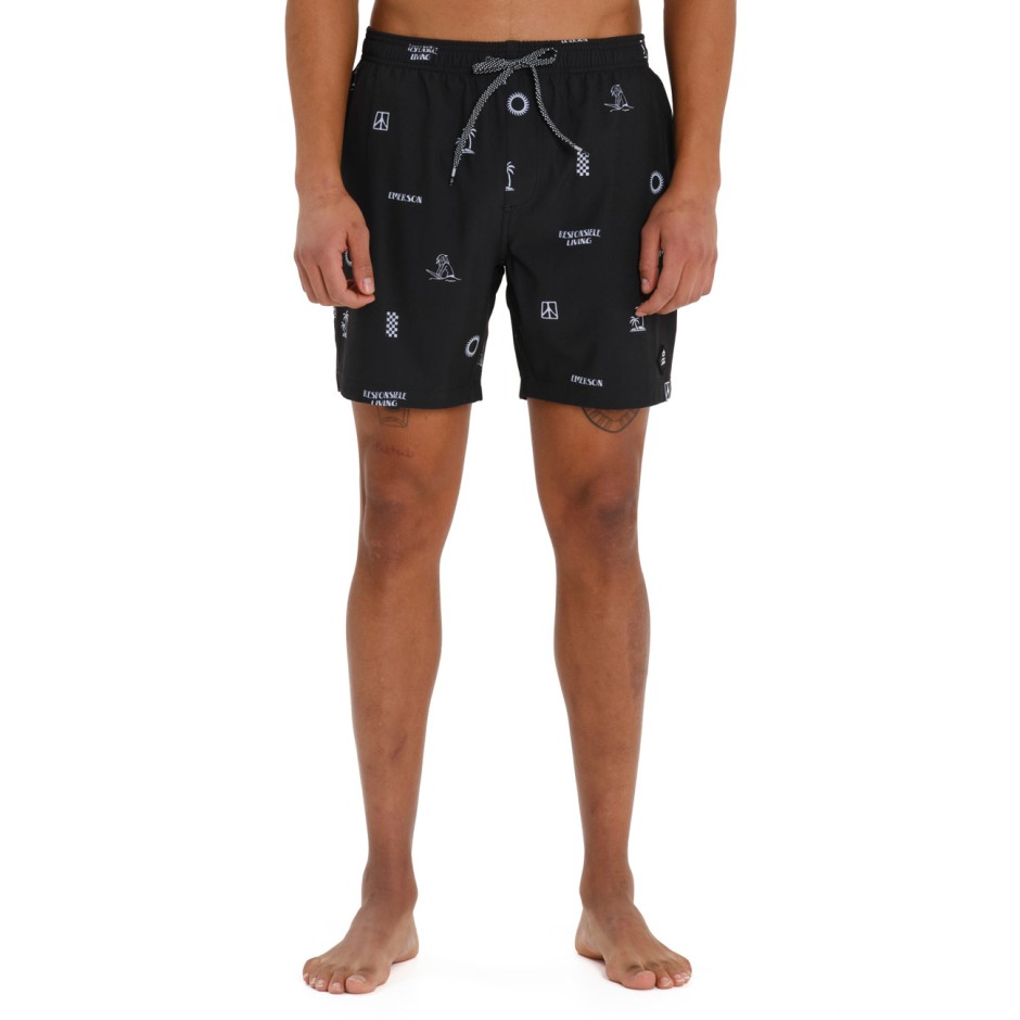 Men's Swim Shorts Black - EMERSON
