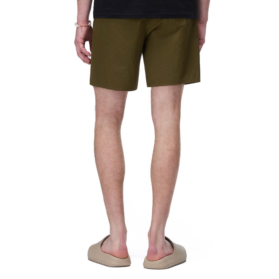 Men's Swim Shorts Olive - Napapijri Box Logo