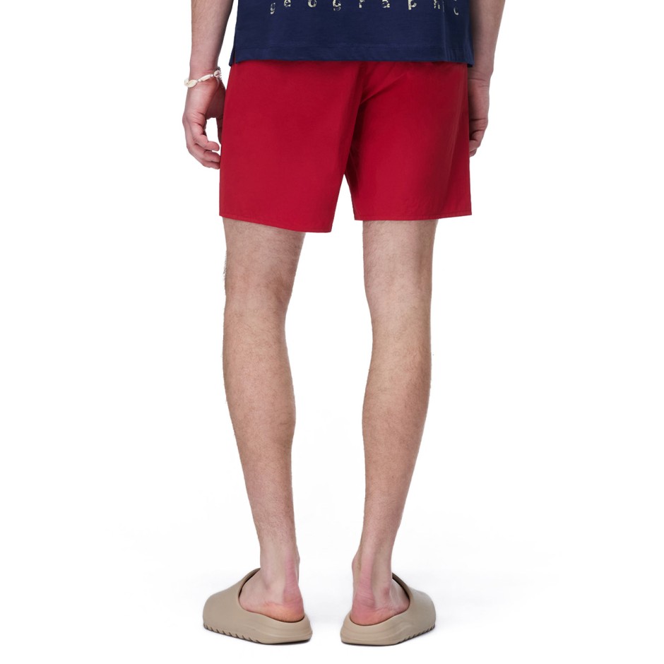 Ανδρικό Μαγιό Βερμούδα Μπορντό - Napapijri Box Logo