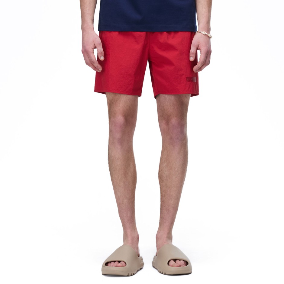 Ανδρικό Μαγιό Βερμούδα Μπορντό - Napapijri Box Logo
