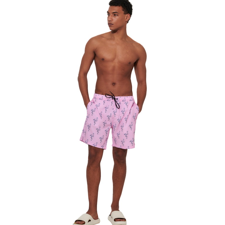Men's Swim Shorts Pink - Body Action