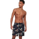 Men's Swim Shorts Black - Body Action Image 