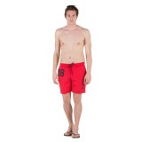 SUPERDRY D2 WATER POLO SWIM SHORT M30018AT-OXL Κόκκινο