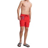 SUPERDRY D1 WATERPOLO SWIM SHORT M3010008A-OXL Red
