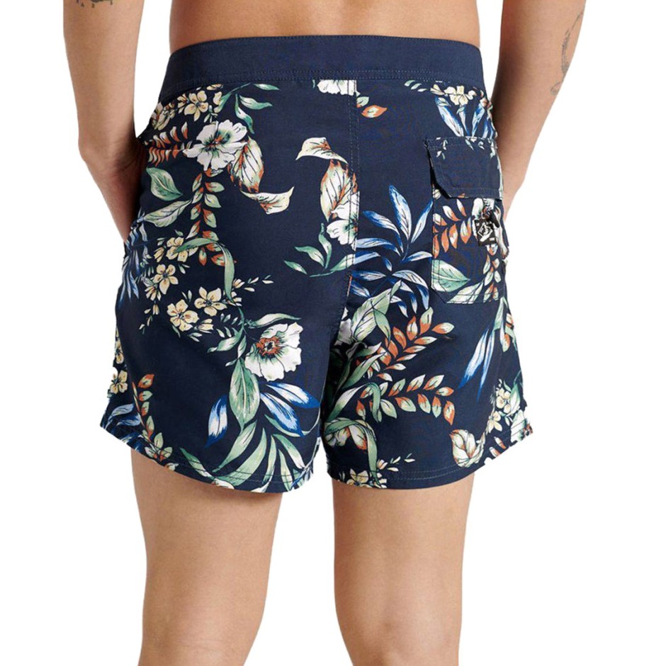 SUPERDRY SURF RETRO BOARDSHORT M3010103A-5KH Μπλε