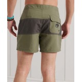 SUPERDRY SURF RETRO BOARDSHORT M3010103A-6SY Κhaki