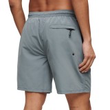 SUPERDRY D2 SDCD PREMIUM EMB 17" SWIM SHORT M3010227A-2CE Blue Image 0