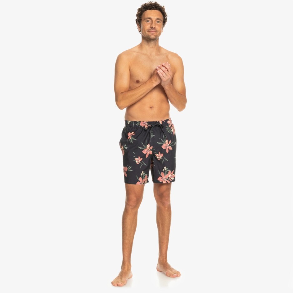 QUIKSILVER EVERYDAY MIX VOLLEY 17 Μαύρο