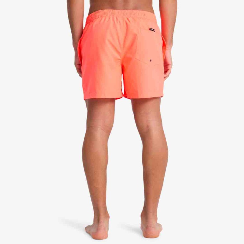 Ανδρικό Μαγιό Βερμούδα Πορτοκαλί - Quiksilver Everyday Solid Volley 15”
