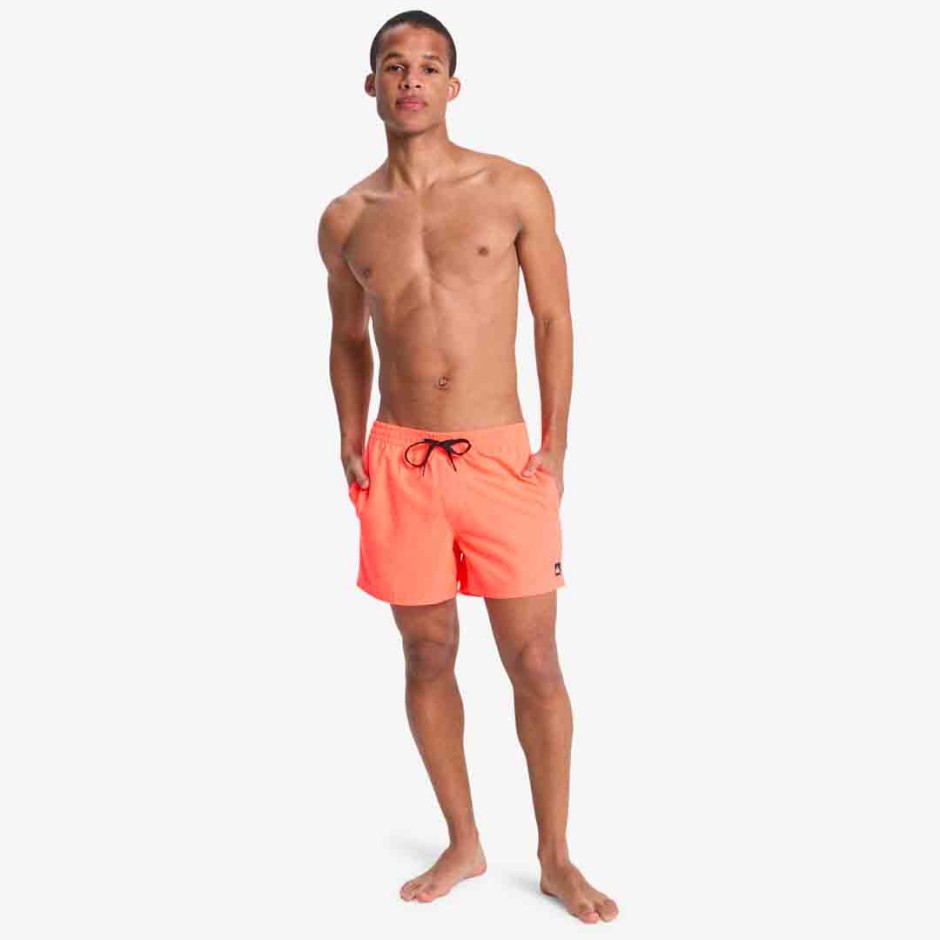 Ανδρικό Μαγιό Βερμούδα Πορτοκαλί - Quiksilver Everyday Solid Volley 15”