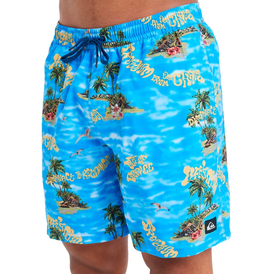 QUIKSILVER EVERYDAY STRAIGHT VOLLEY 17 EQYJV04100-BLQ6 Blue