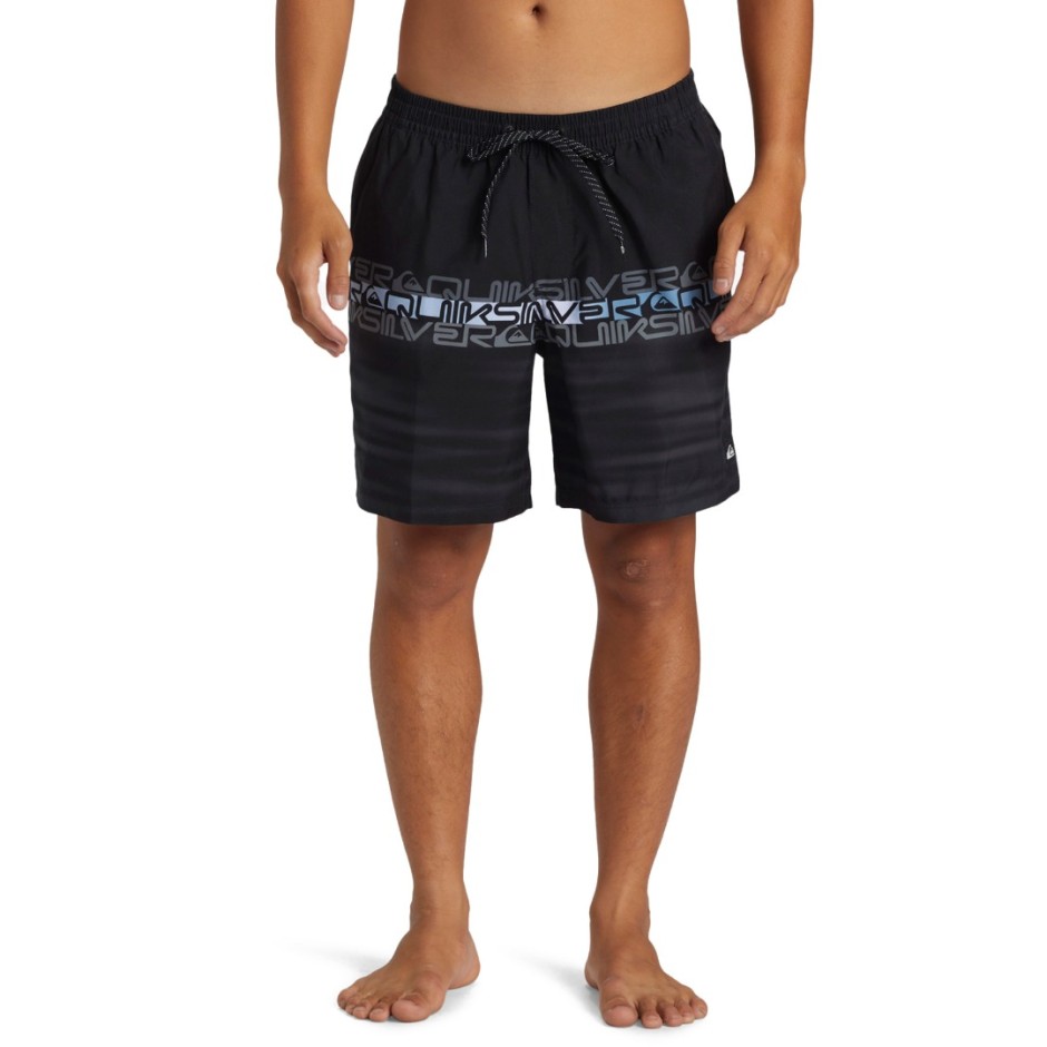 QUIKSILVER EVERYDAY WORDBLOCK VOLLEY 17 AQYJV03150-KVJ6 Black