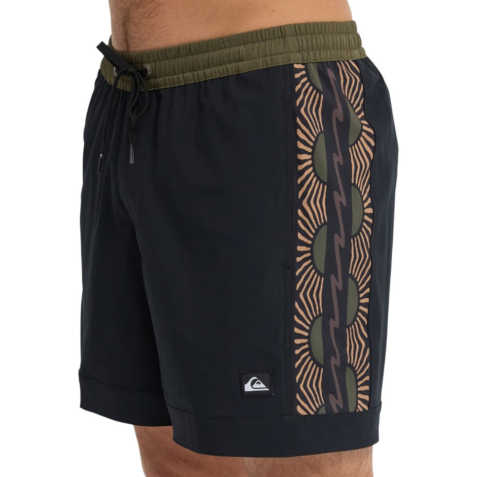 Men's Swim Shorts Black - Quiksilver Surfsilk Nomad Volley 17"