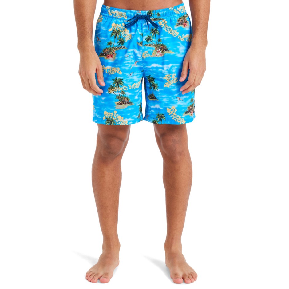 QUIKSILVER EVERYDAY STRAIGHT VOLLEY 17 EQYJV04100-BLQ6 Blue