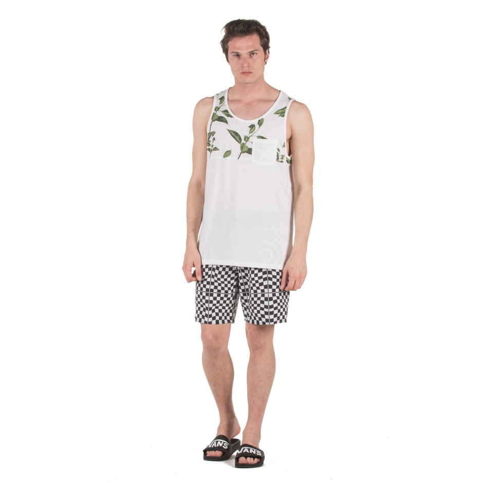 VANS MN MIXED BOARDSHORT VN0A3W45UVD-UVD Λευκό-Μαυρο